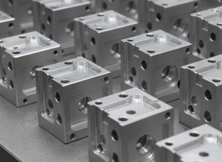 Blocs usinés en aluminium
